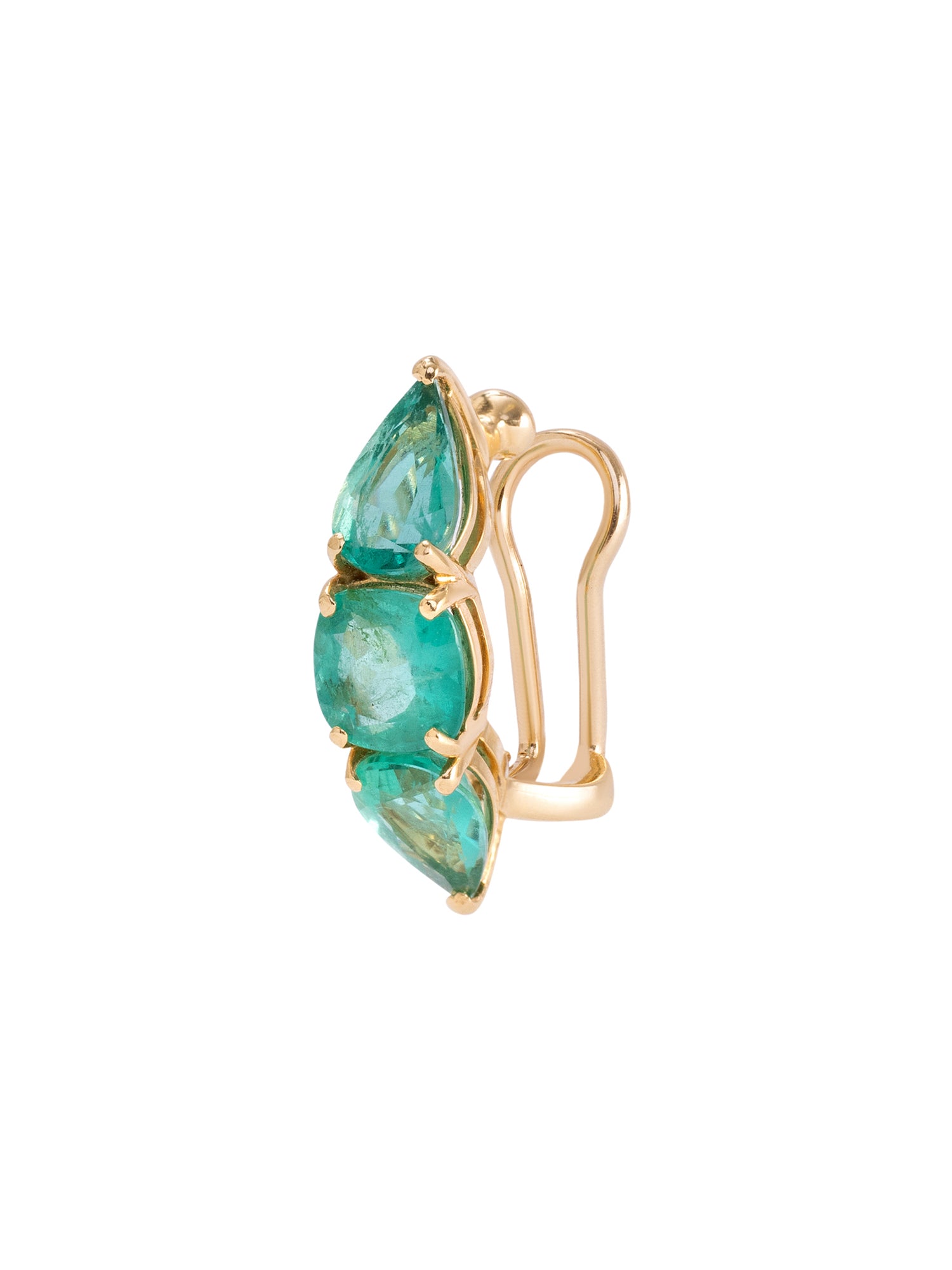 Princess, Oval, and Pear Emerald Piercing