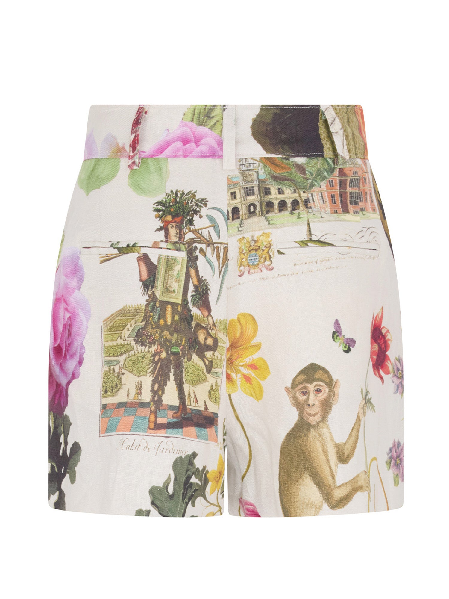Hollyhock Linen Sailor Shorts
