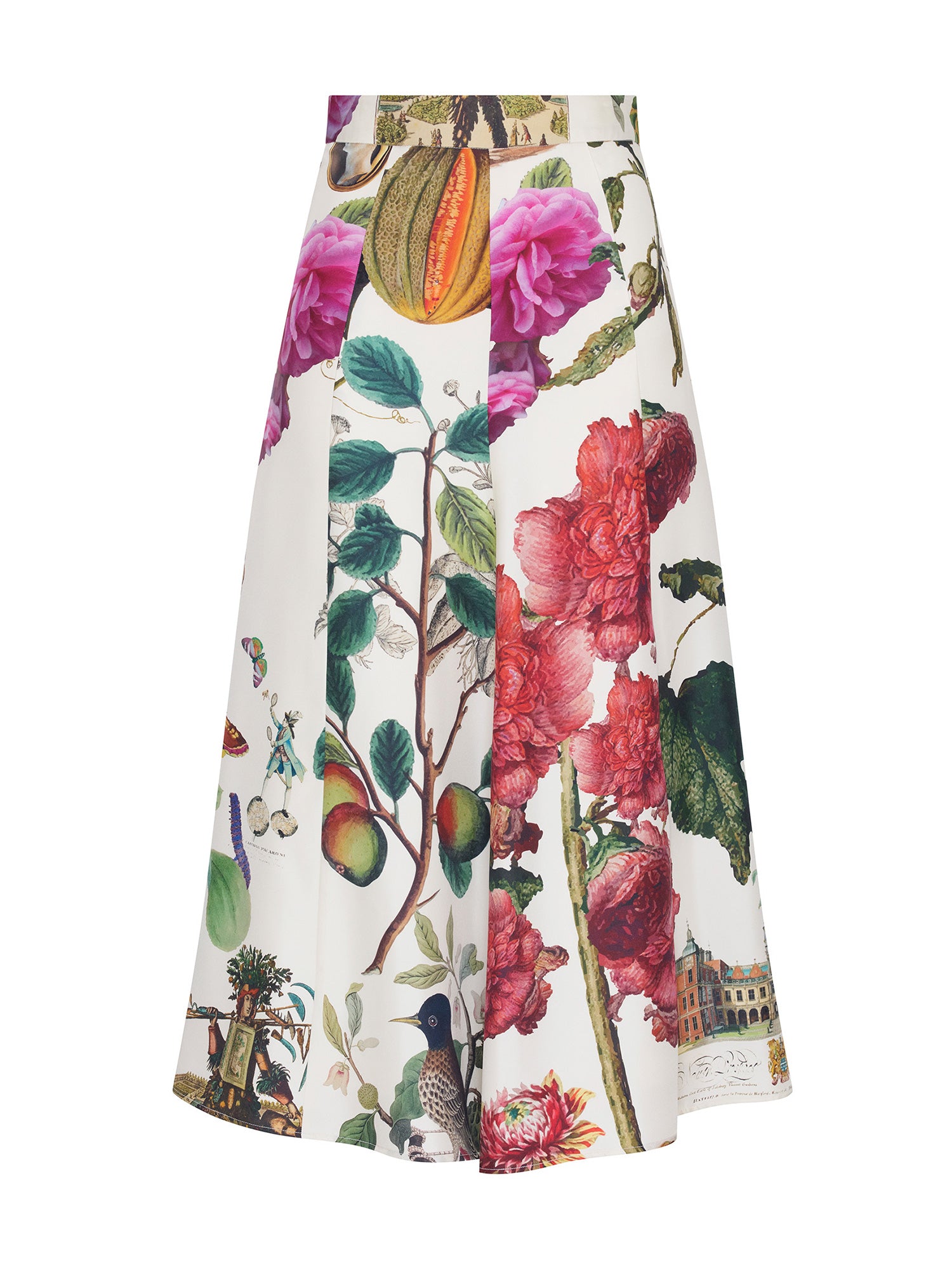 Hollyhock Tulip Midi Skirt