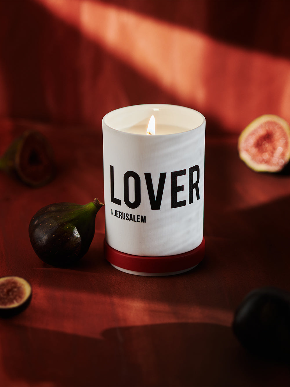 LOVER in Jerusalem Candle