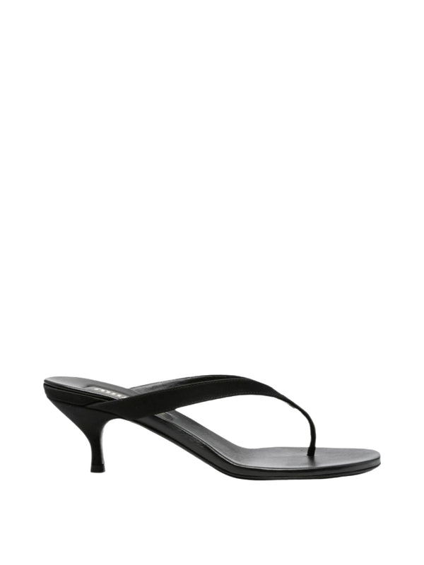 Kitten Heel Thong Sandals
