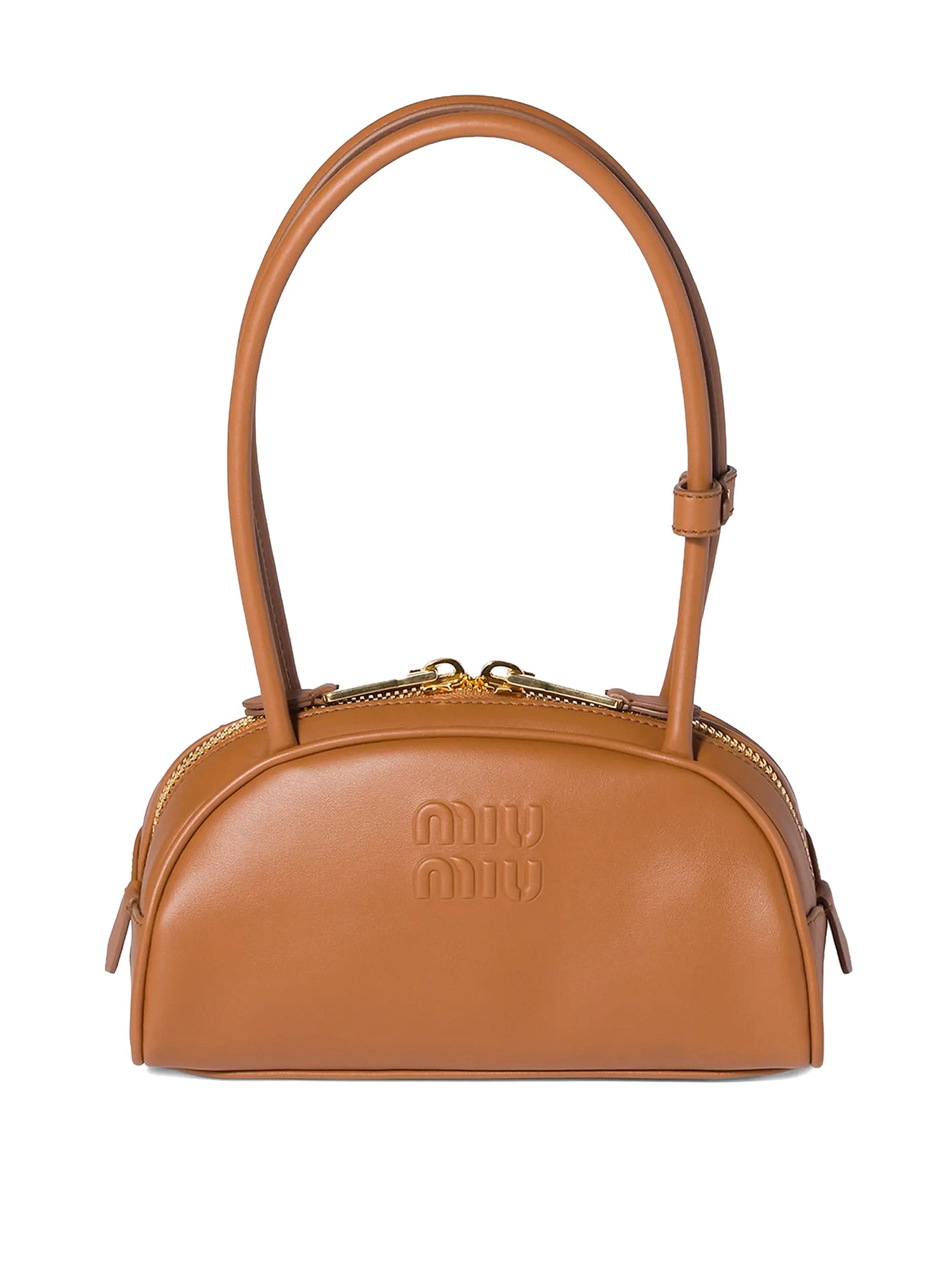 Beau Half-Moon Leather Shoulder Bag