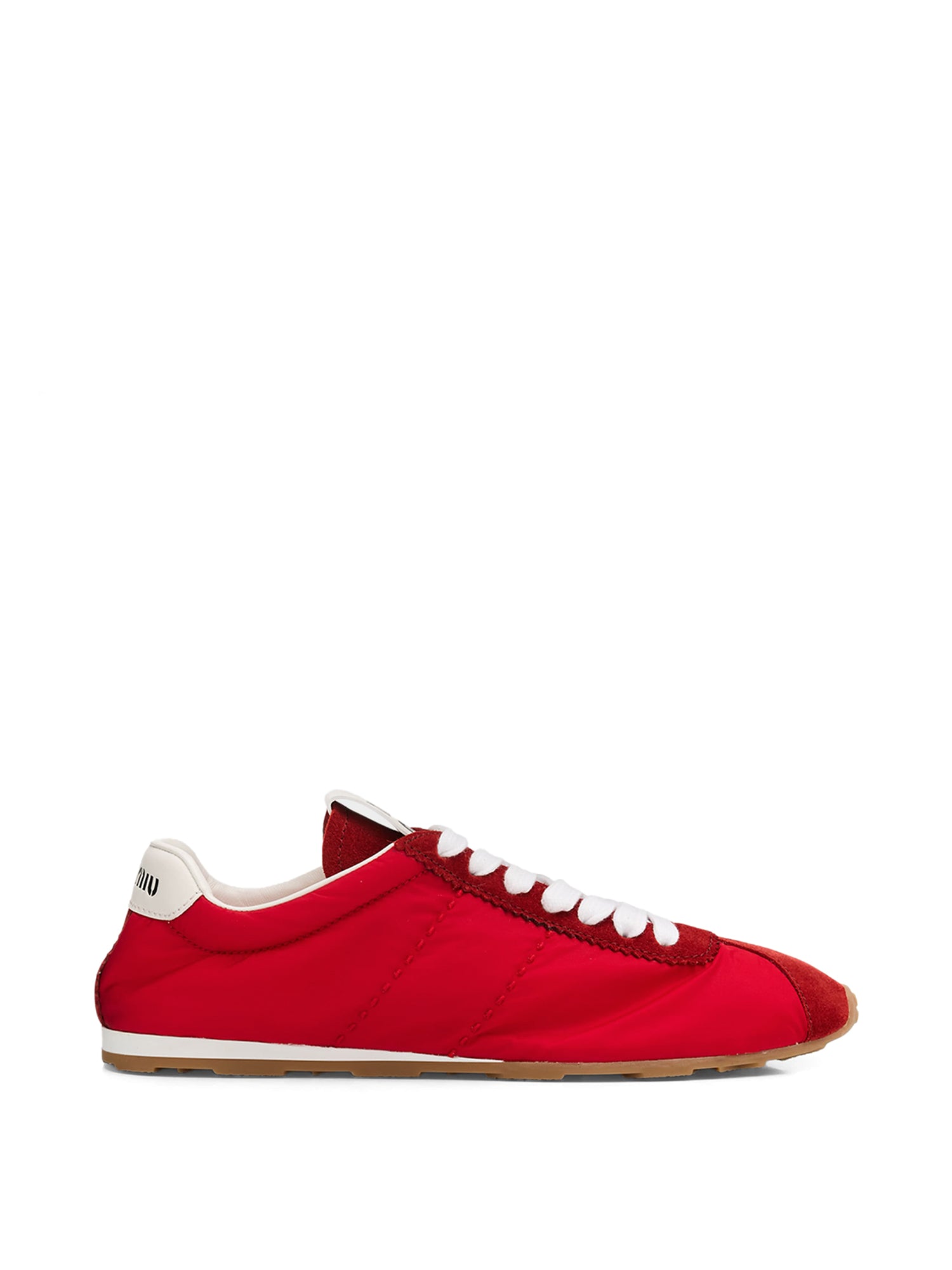 Nylon and Suede Sneakers