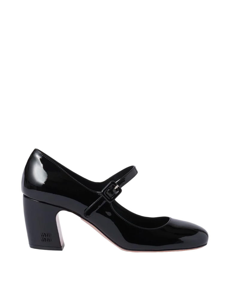 Miu miu patent leather pumps on sale