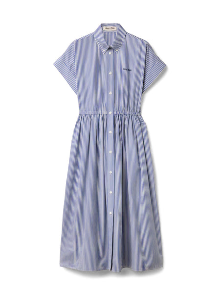 Miu Mu | Striped Poplin Shirtdress – Kirna Zabête
