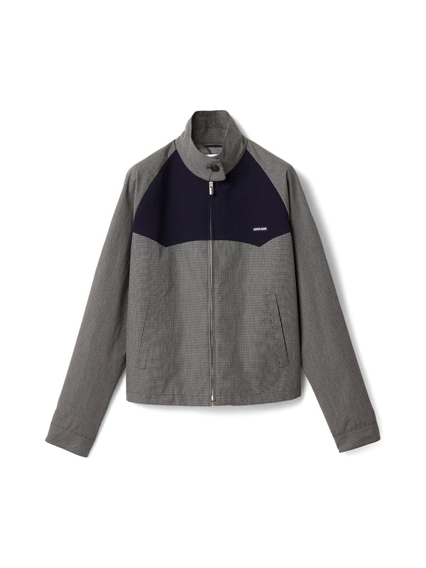 Gingham Check Blouson Jacket