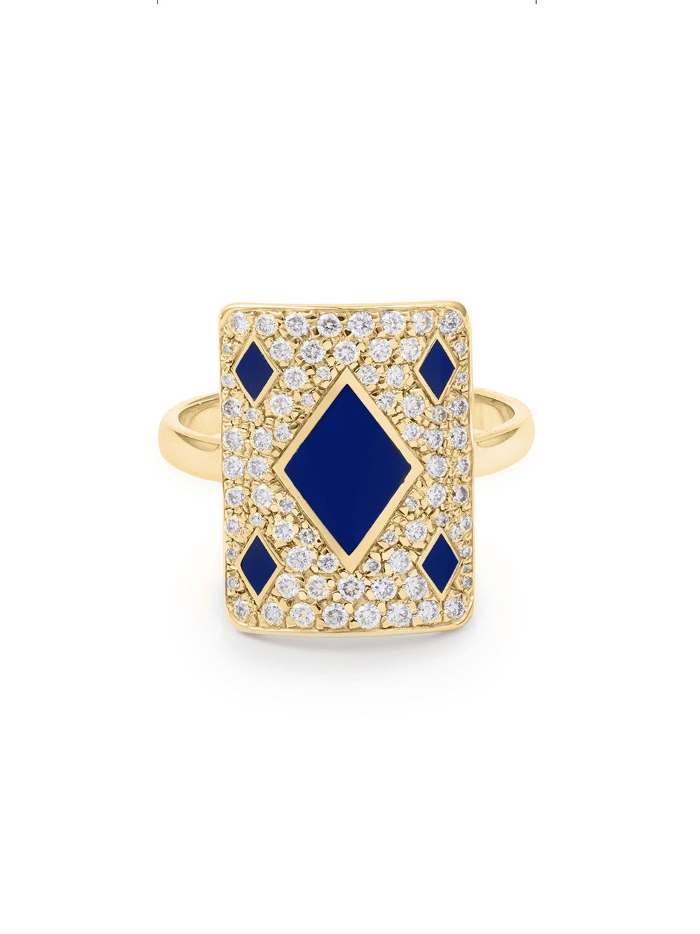 Medium Blue Honneur Ring
