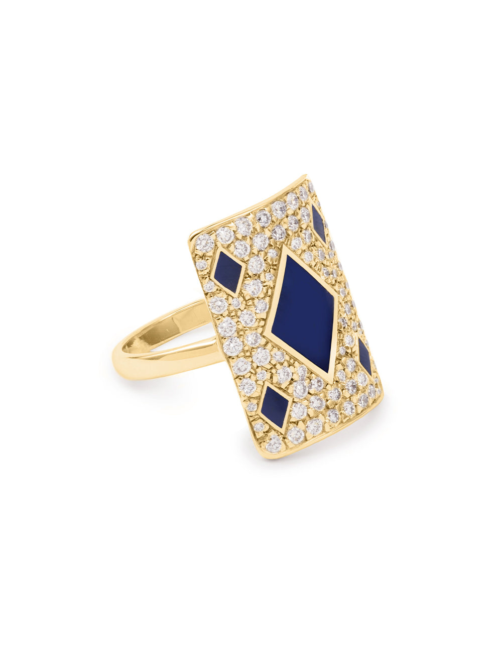 Medium Blue Honneur Ring