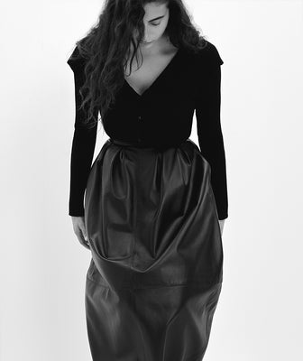 Nyma Wool Drap Jacket