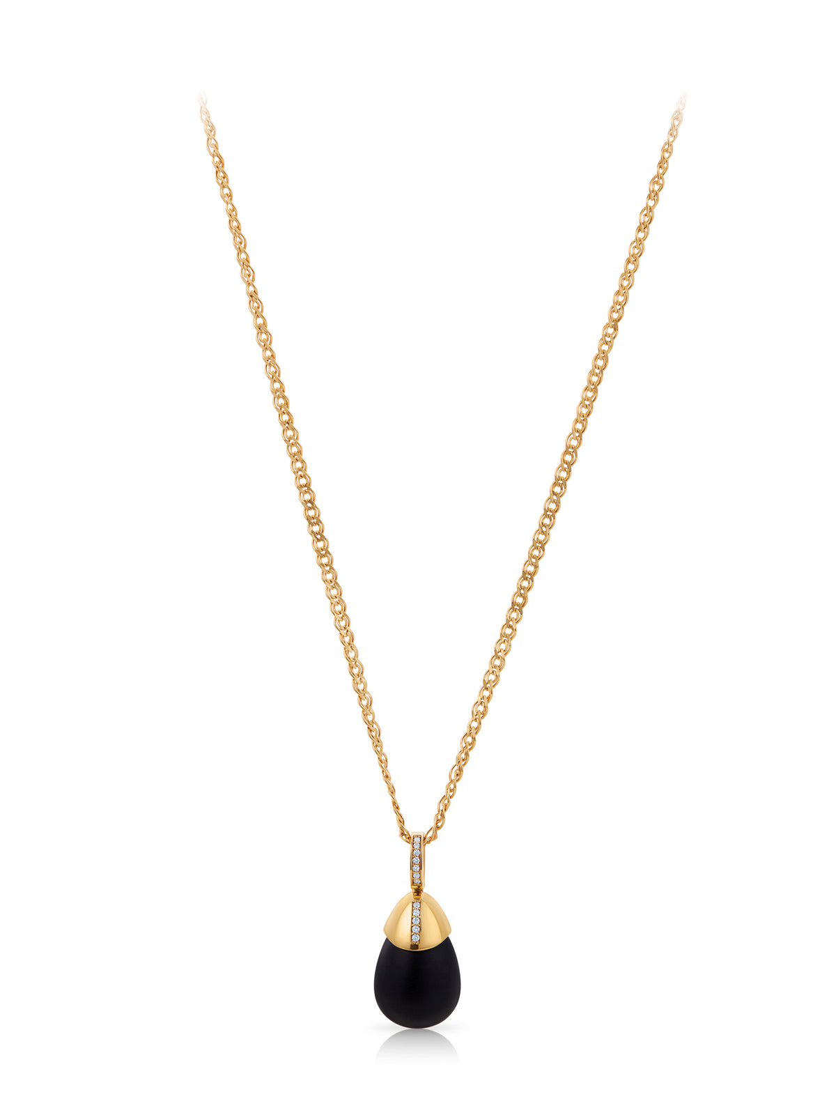 Wood Dew Drop Pendant