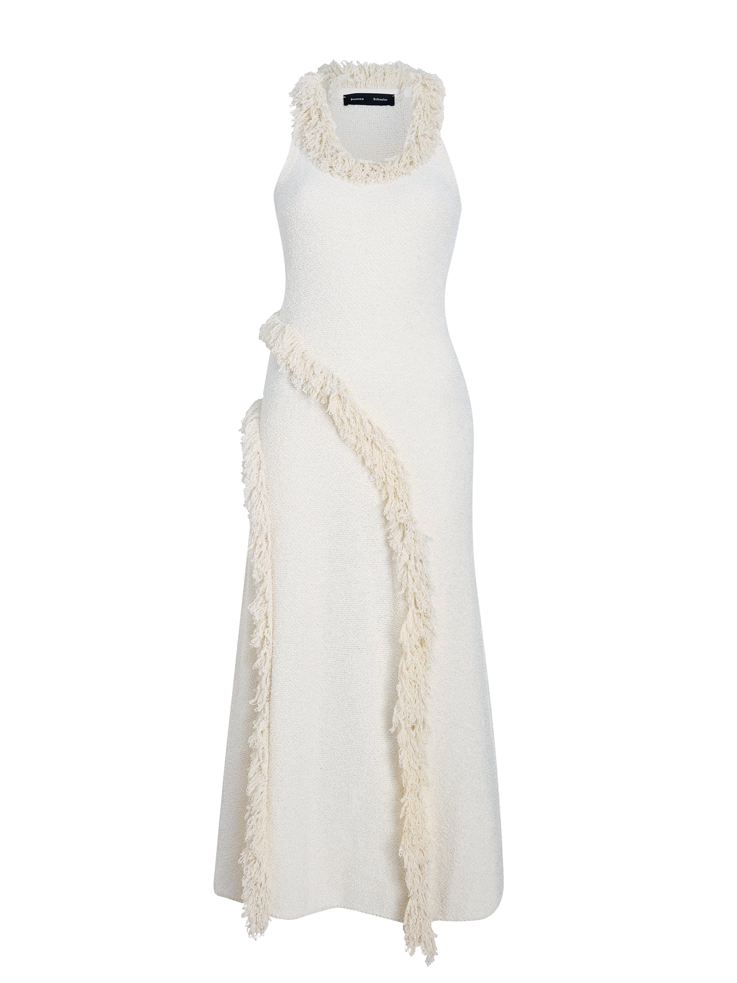 Nilo Midi Dress in Textured Wool Jacquard