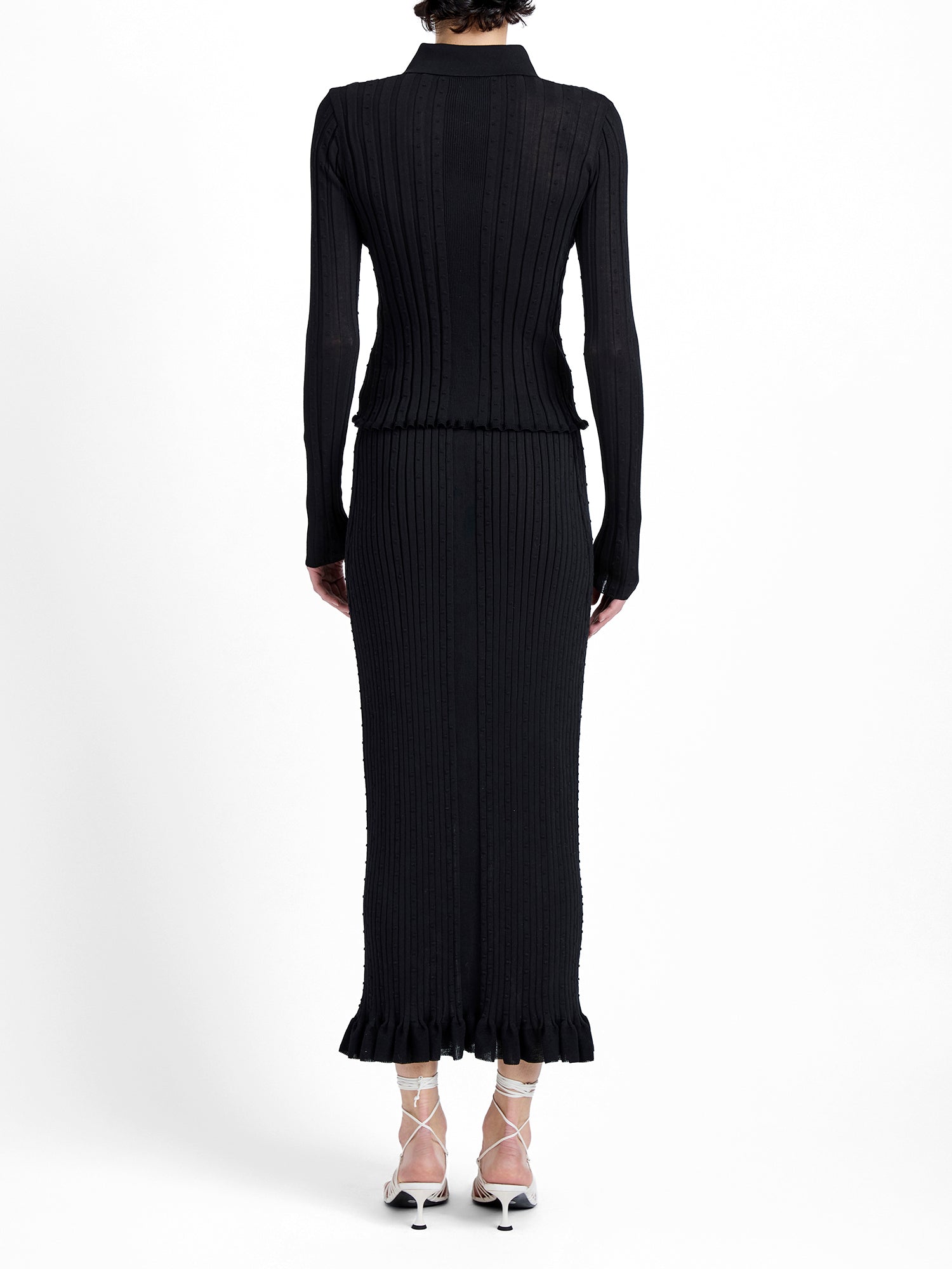Monet Fine Knit Midi Skirt