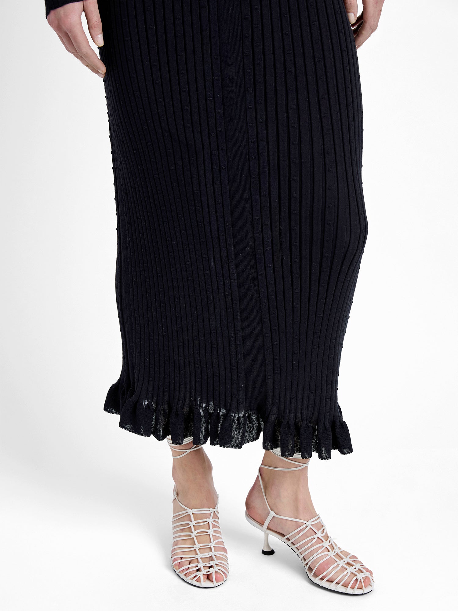 Monet Fine Knit Midi Skirt