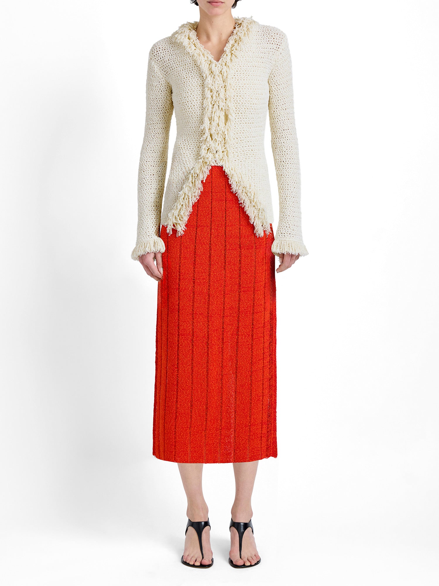 Nilo Top in Textured Wool Jacquard