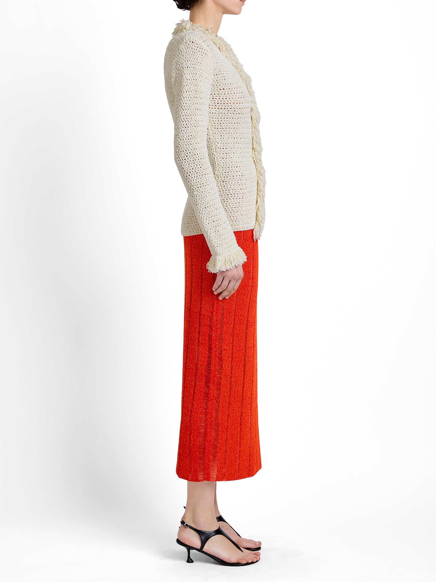 Nilo Top in Textured Wool Jacquard