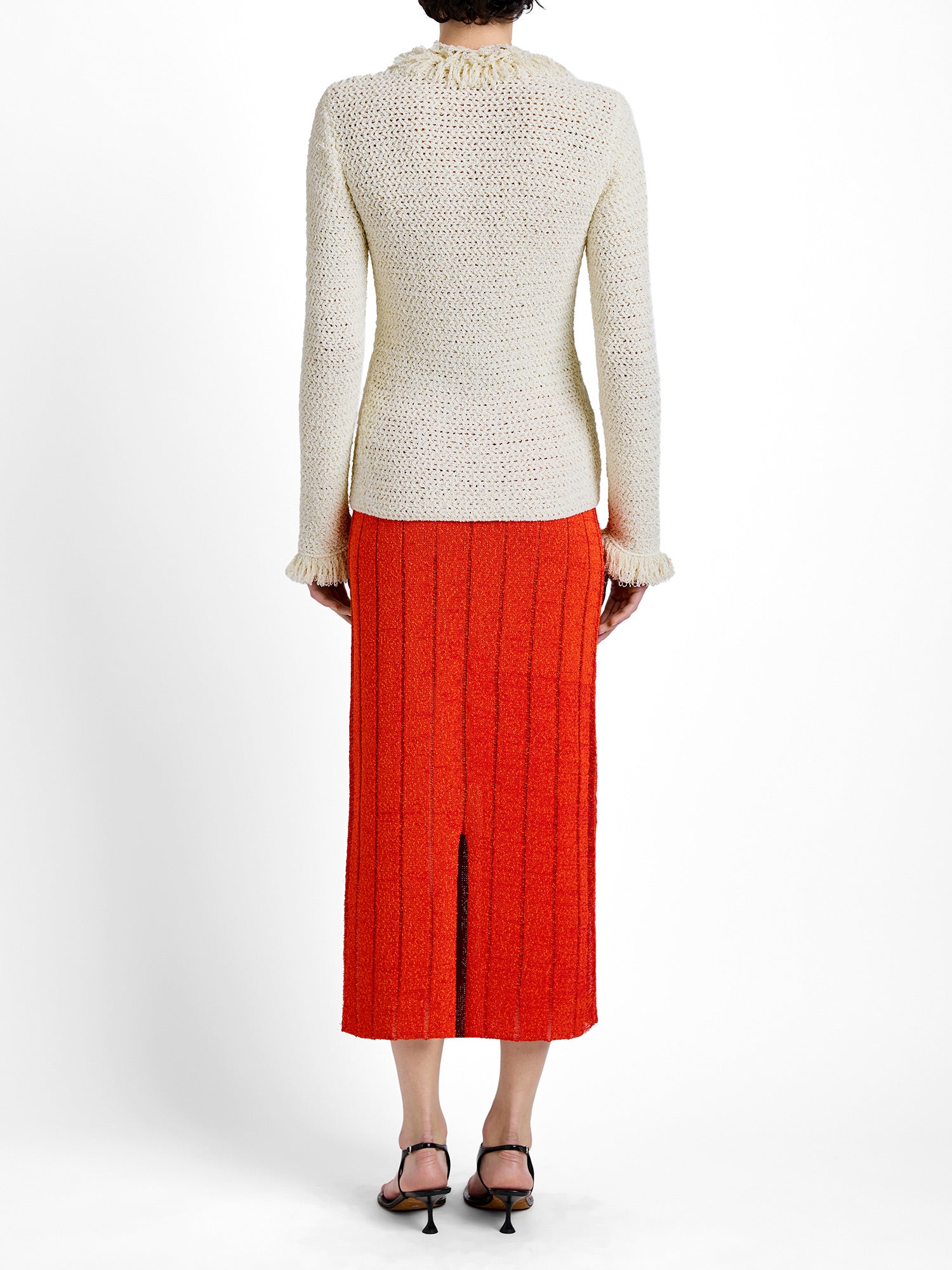 Nilo Top in Textured Wool Jacquard
