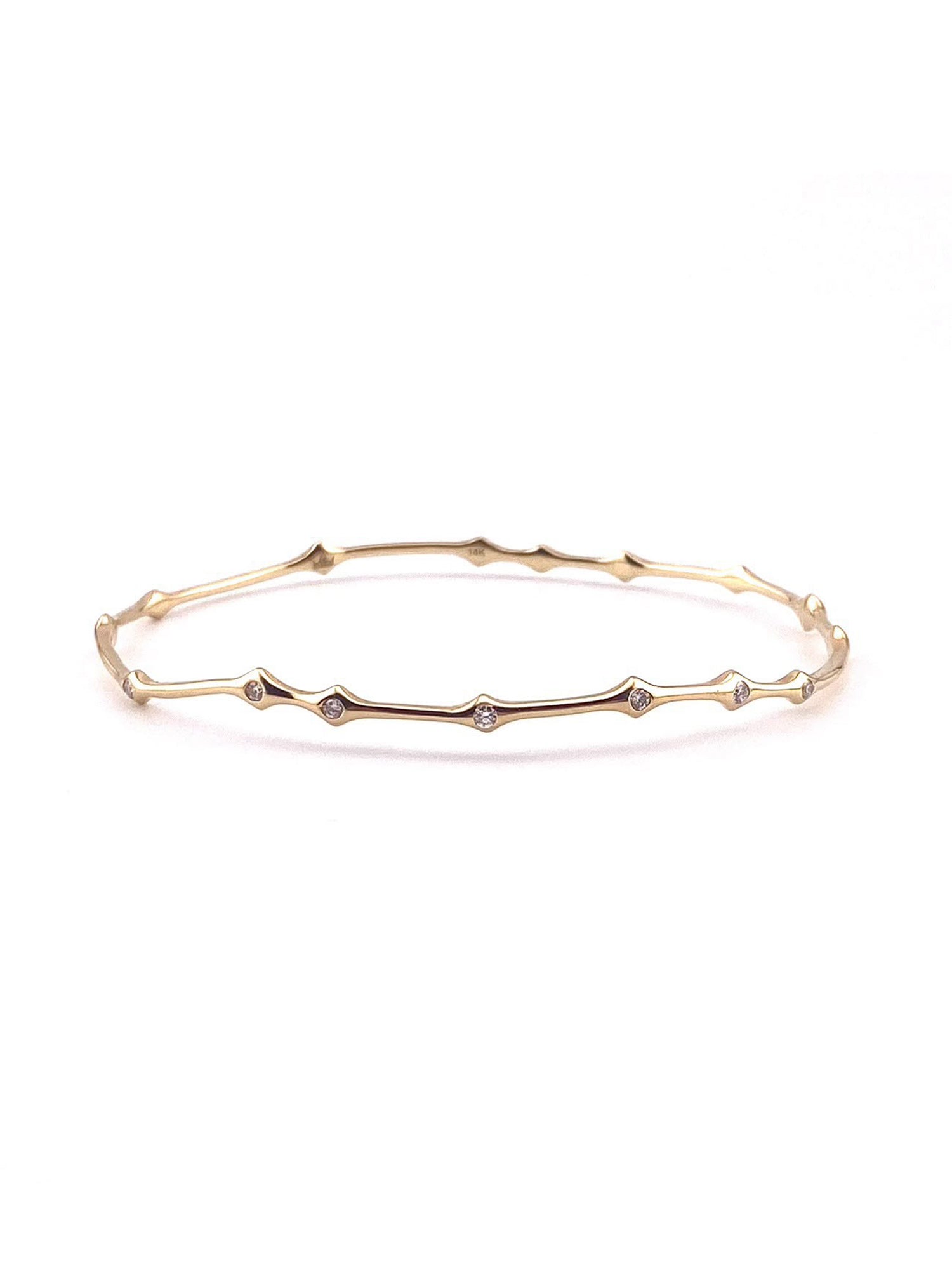 Rani Diamond Thorn Bangle