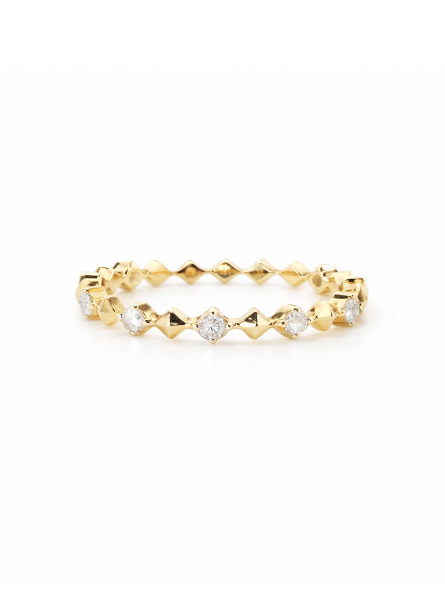Vajra Diamond Pyramid Band