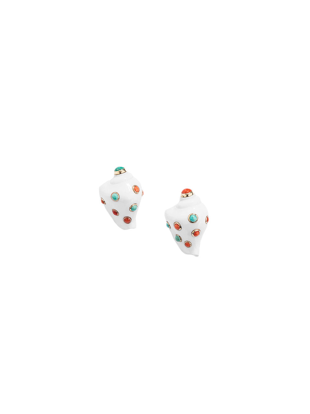 Speckled Shell Earrings