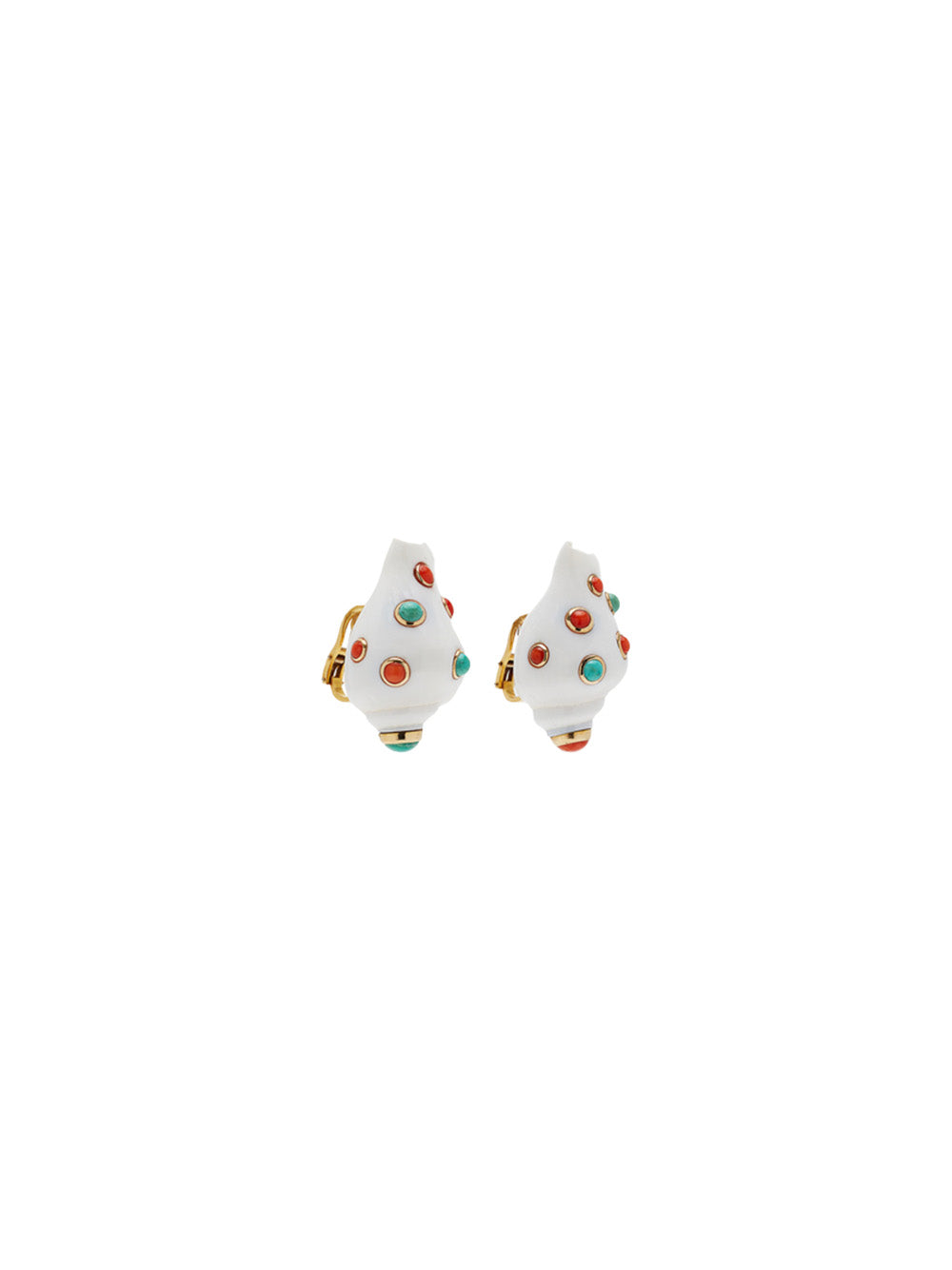 Speckled Shell Earrings