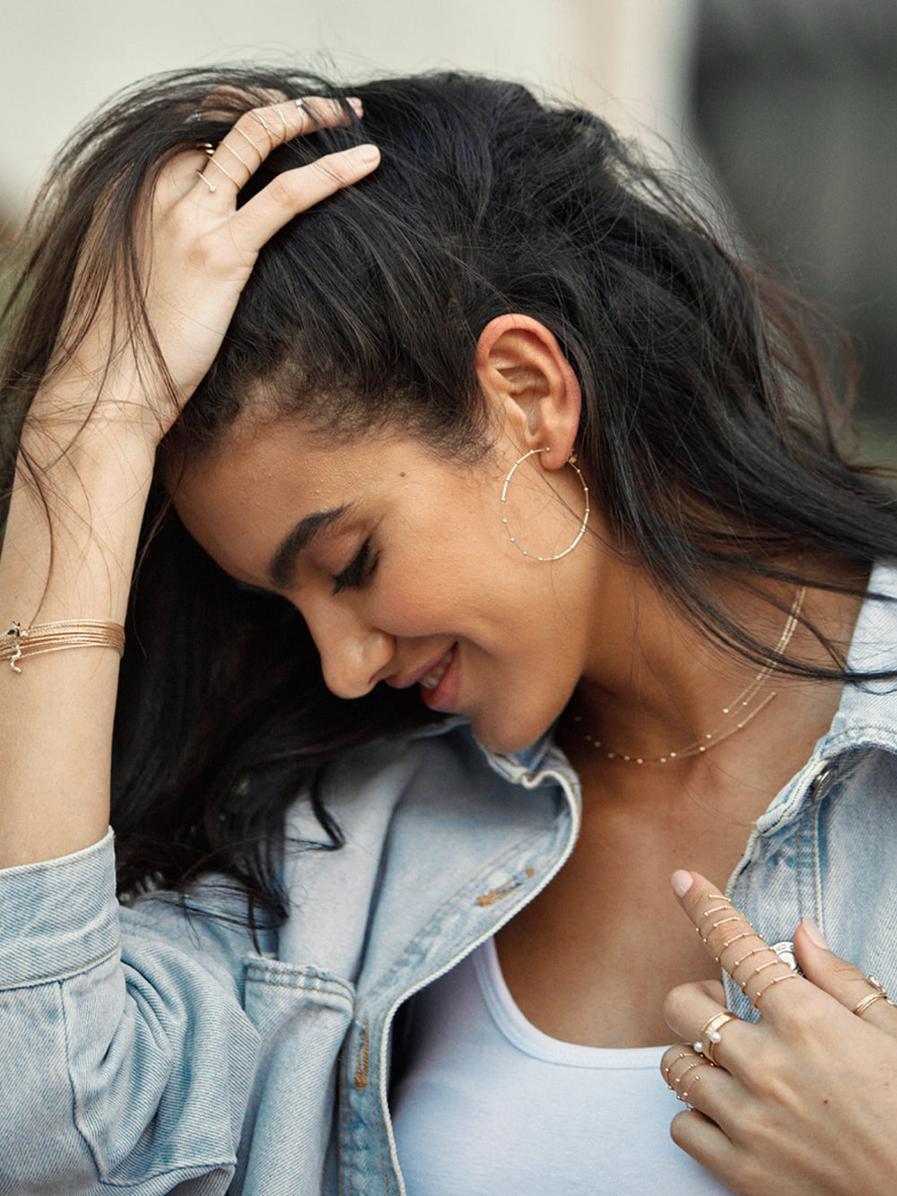 Planeti Hoop Earrings