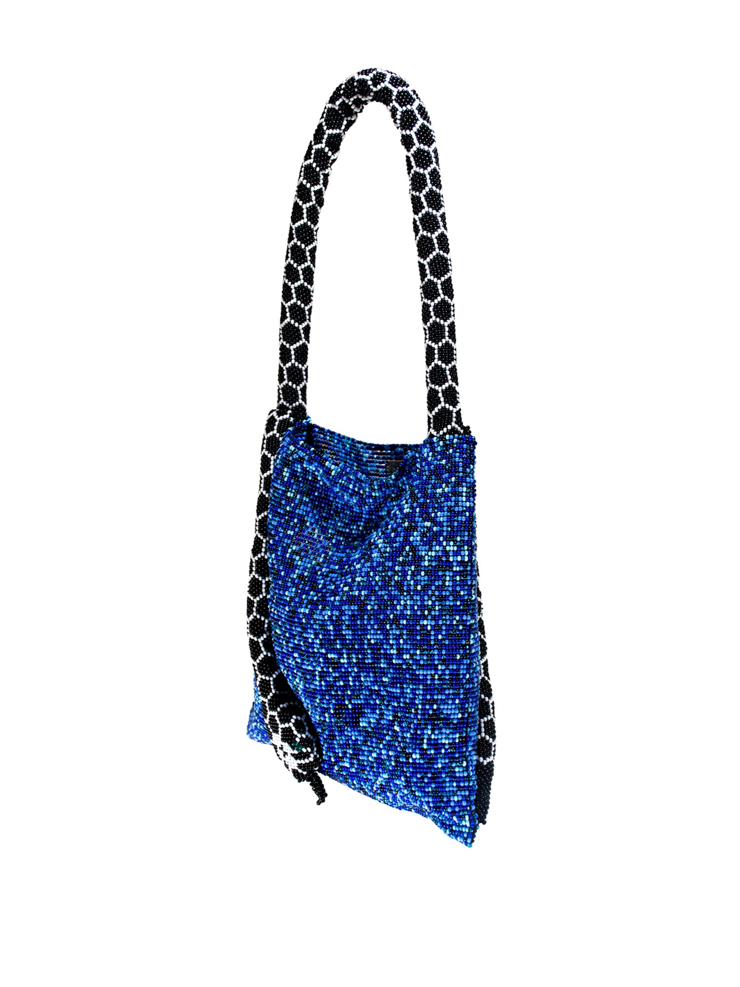 Blue and Black Small Serpent Bag
