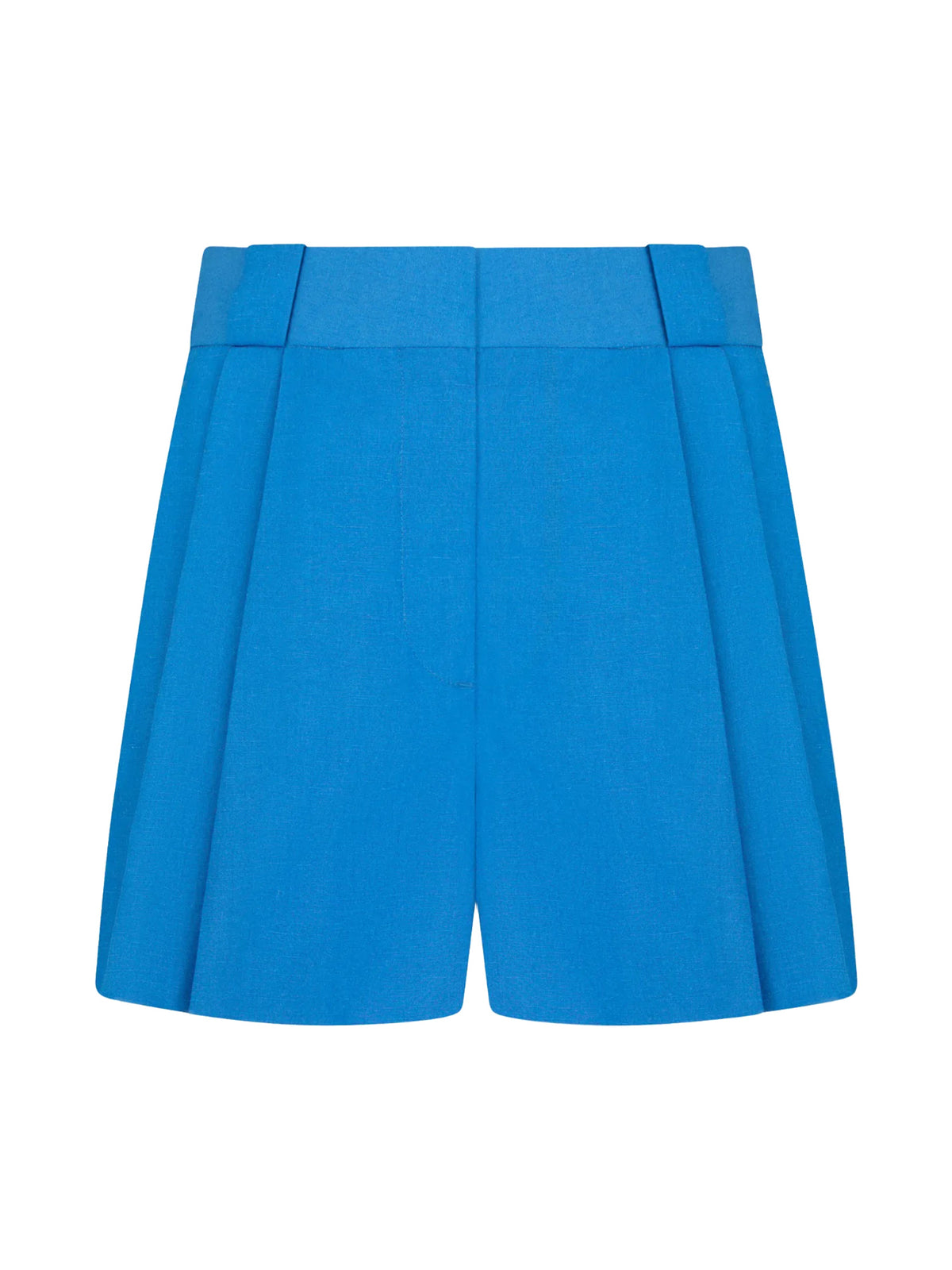 Flica Linen-Silk Selle Shorts