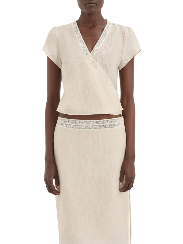 Nora Wrap Top