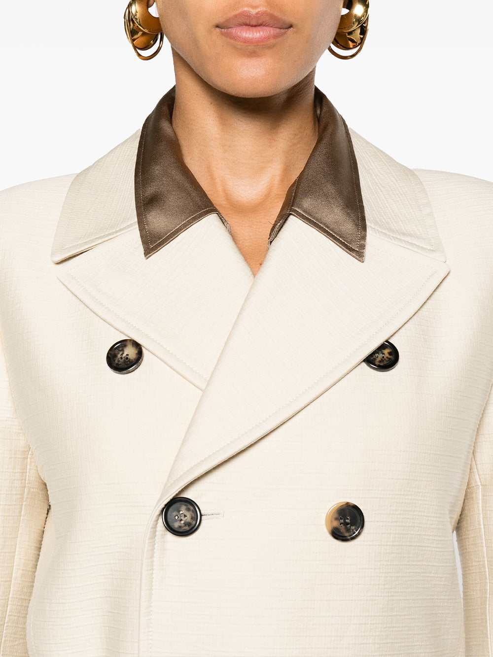 Cotton and Wool Saharienne Jacket