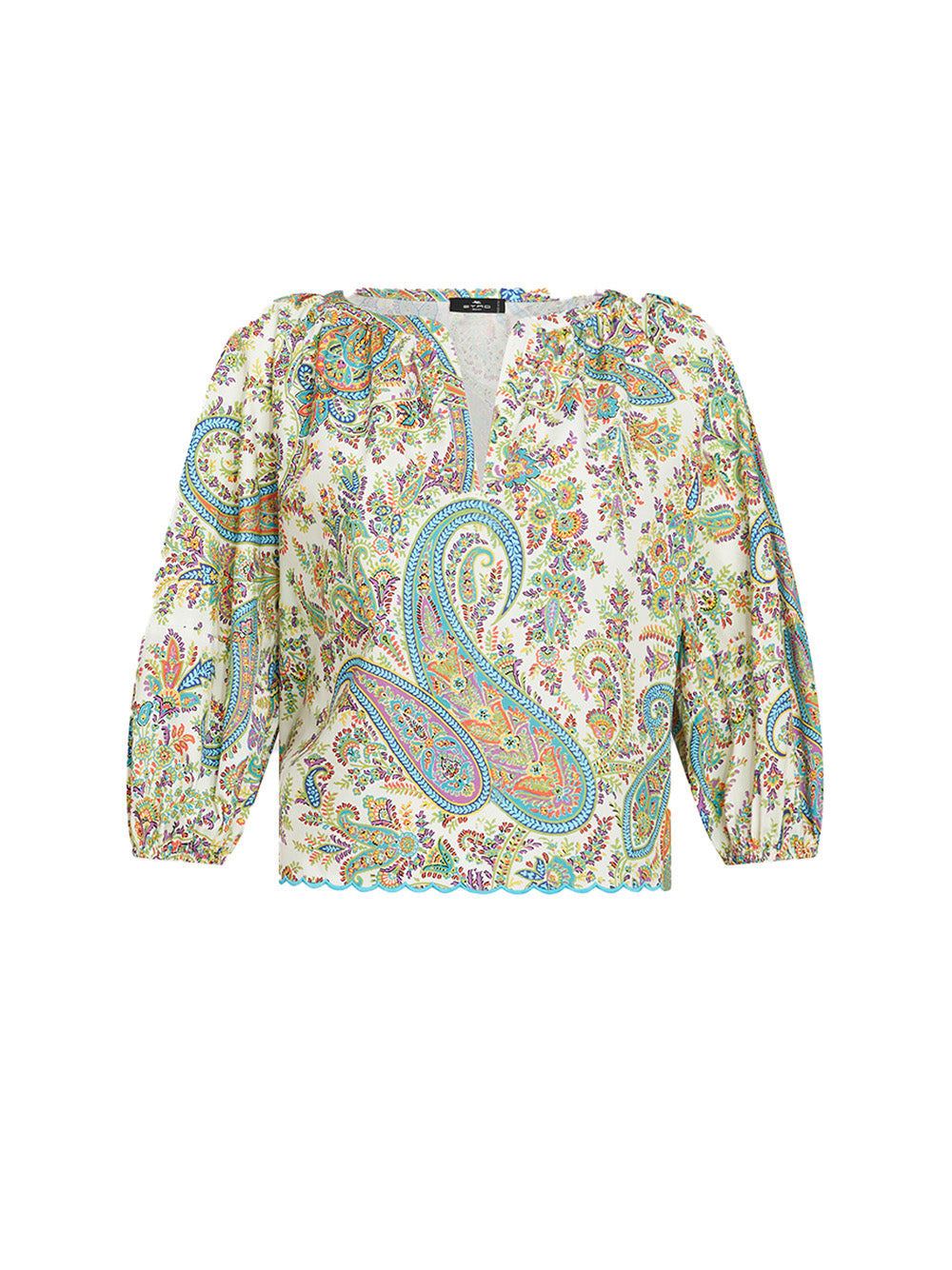 Intarsia-Knit Silk Blend Cardigan