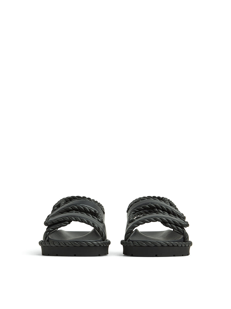 サンダル・ミュール Bottega Veneta SANDALO JACK IN RAFIA Bottega Veneta | Raffia Jack Slingback Sandal – Kirna Zabête