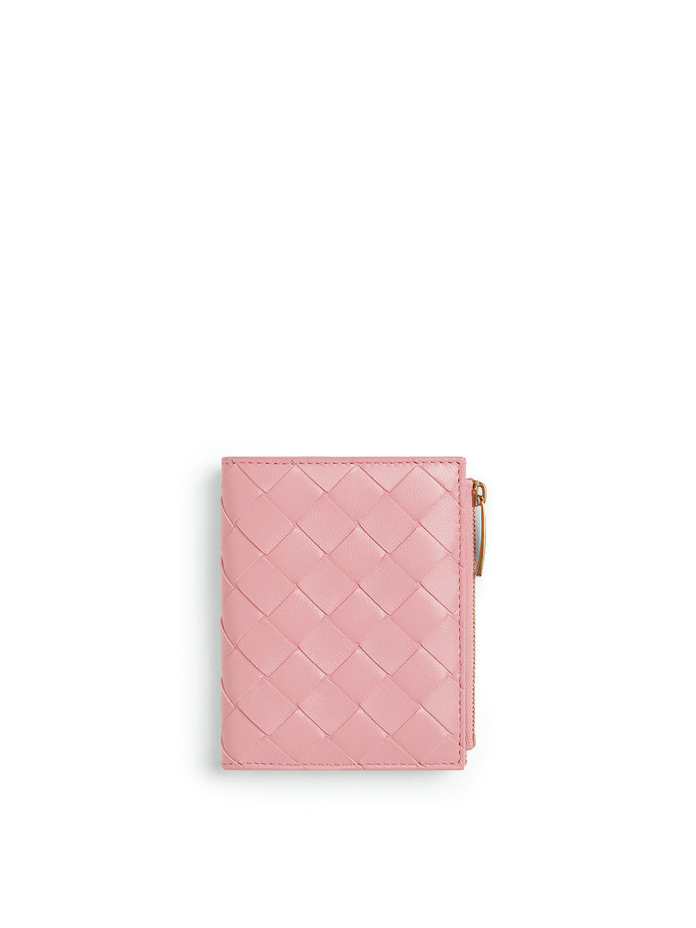 Medium Intrecciato Bi-Fold Zip Wallet