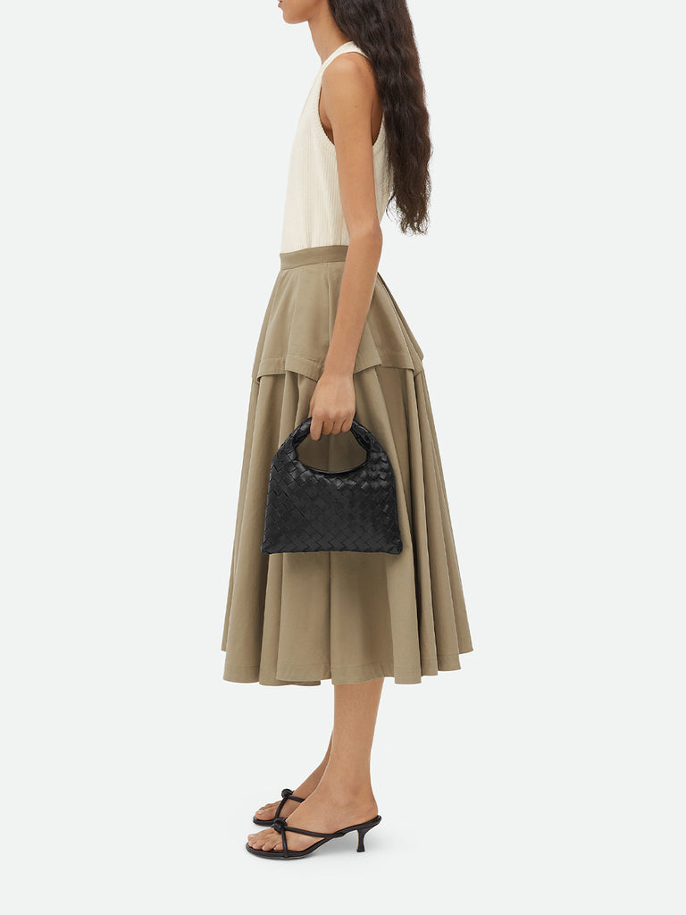 Bottega Veneta | Mini Hop Intrecciato Leather Hobo Bag Bottega Veneta | Mini Hop Intrecciato Leather Hobo Bag