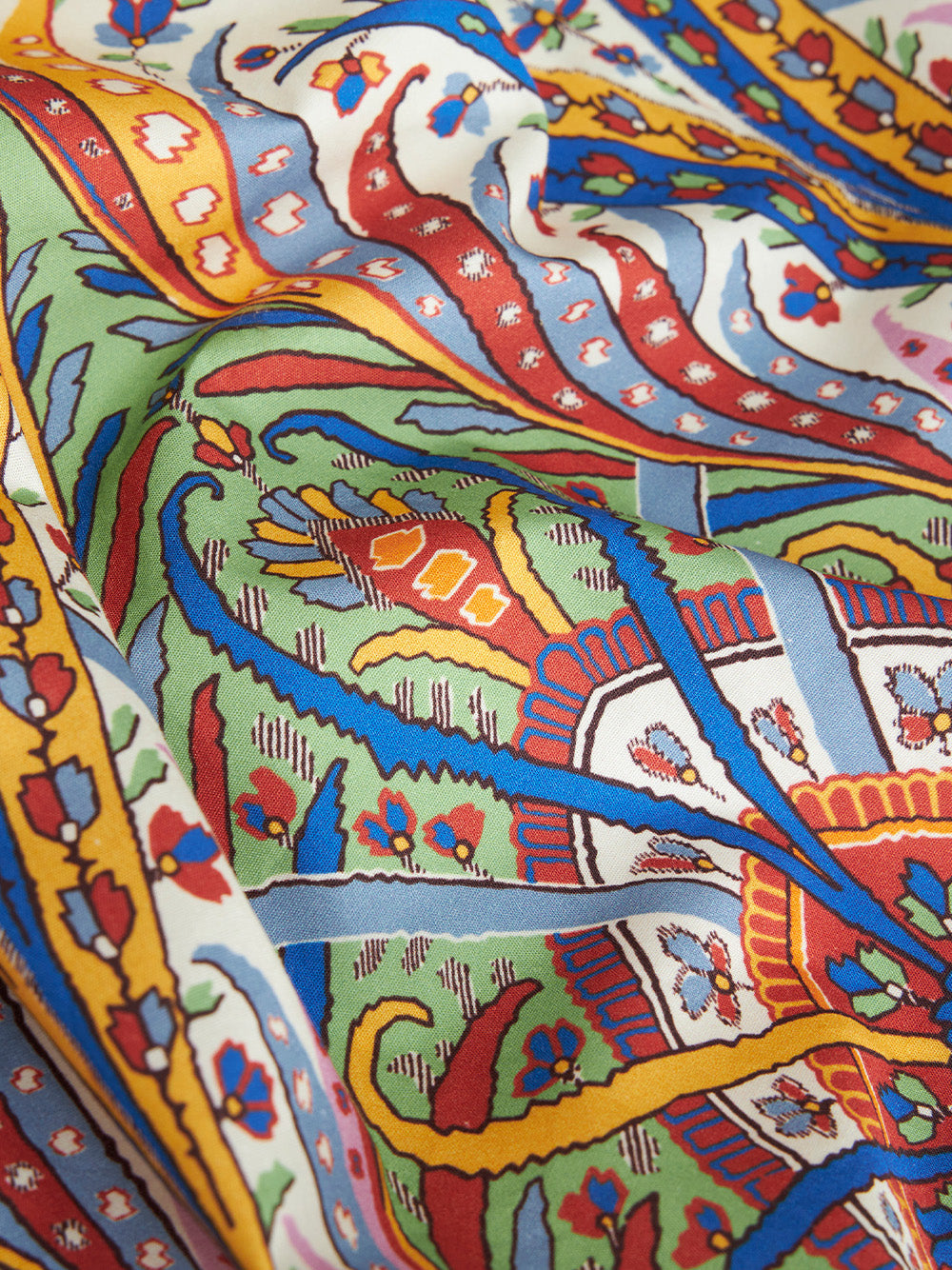 Paisley Belted Maxi