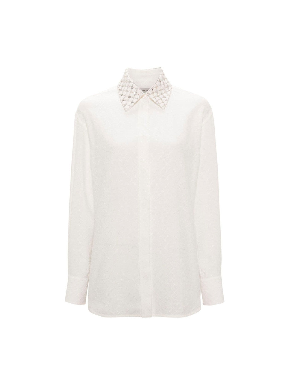 Embellished Boyfriend Blouse