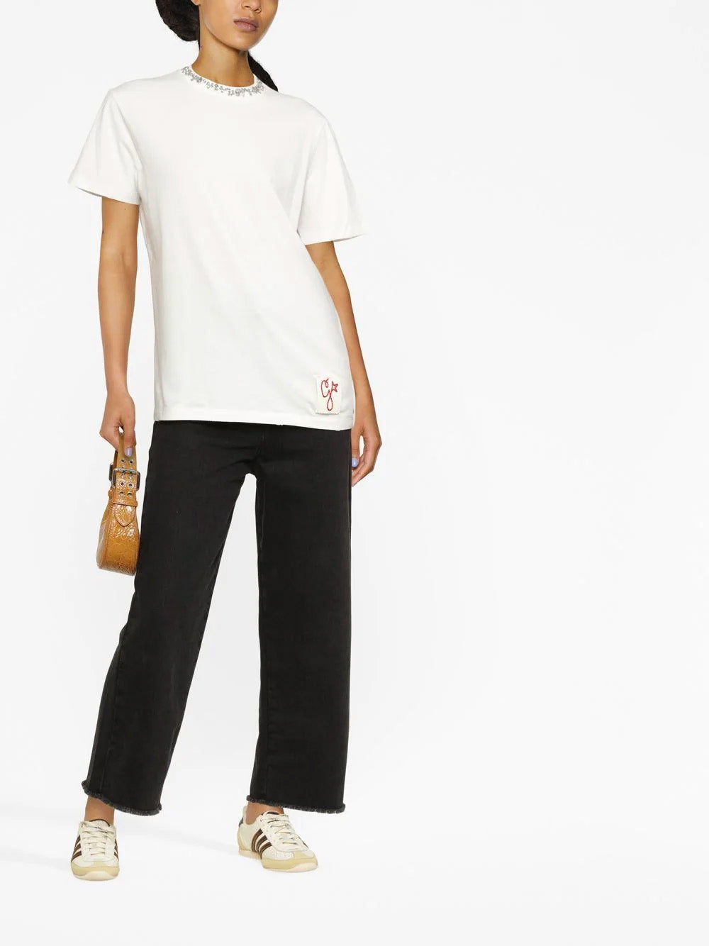 Embellished Boyfriend Blouse