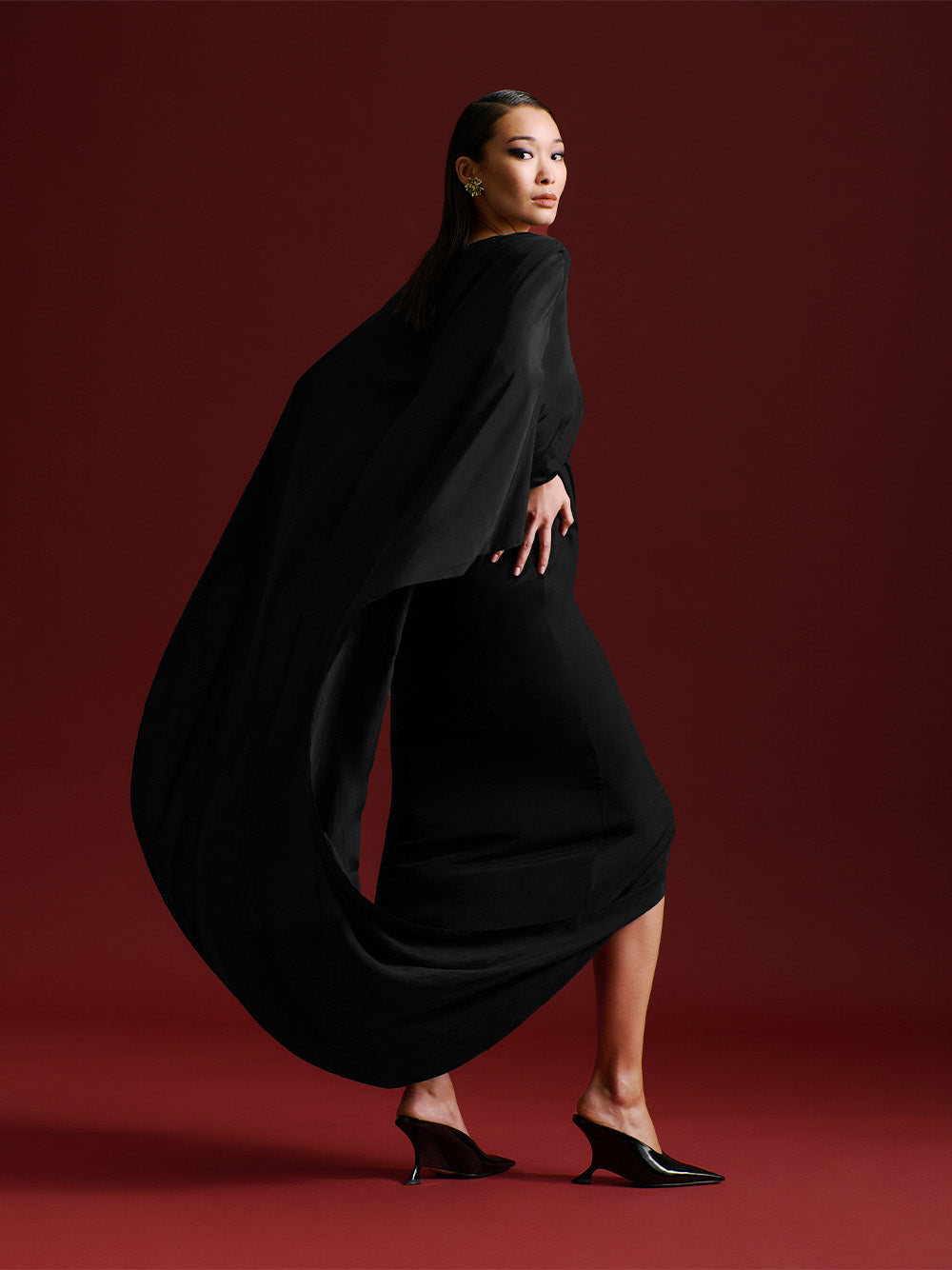 Miran Cape Dress