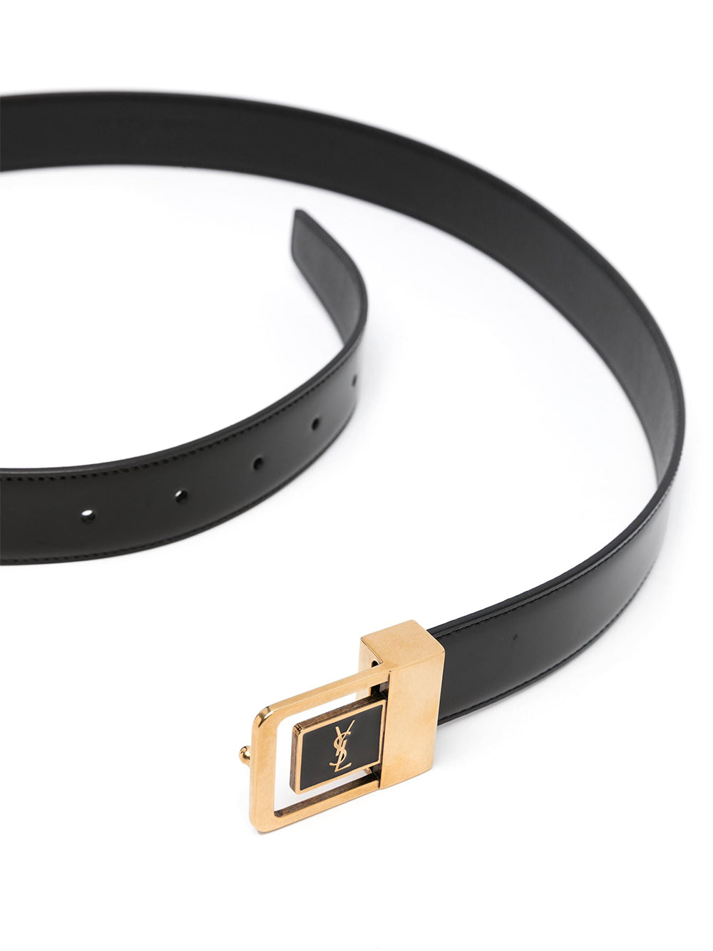 Cassandre Buckle Patent Leather Belt