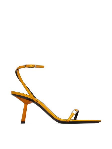 Saint Laurent | Metallic Kitty Sandals – Kirna Zabête