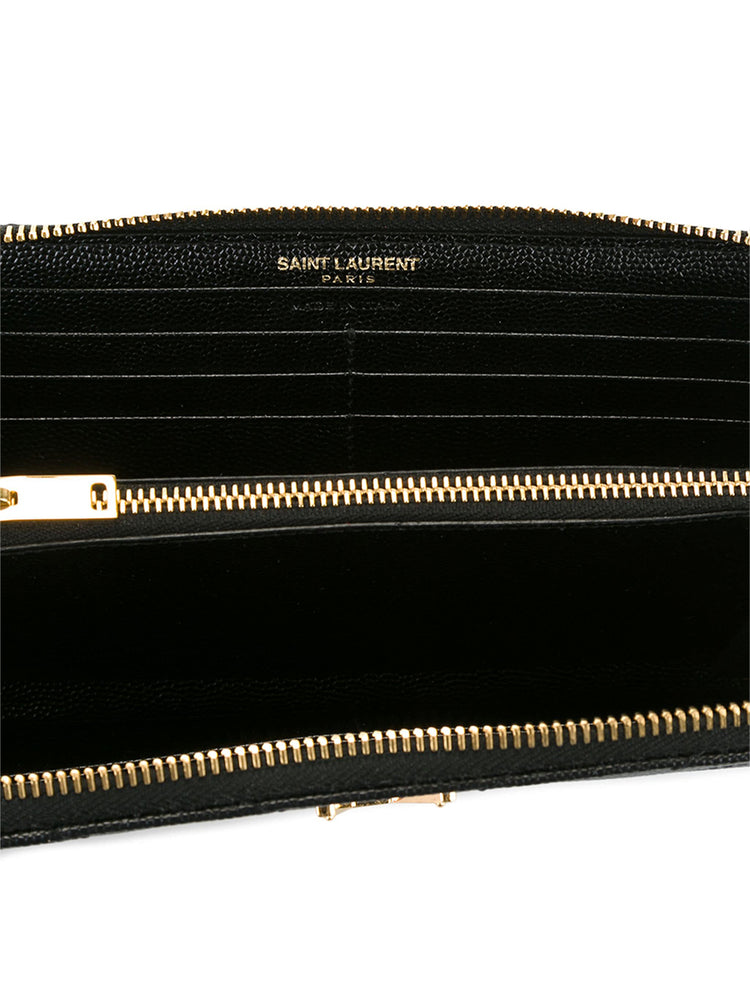 Saint Laurent | Large Monogram Zip Wallet – Kirna Zabête