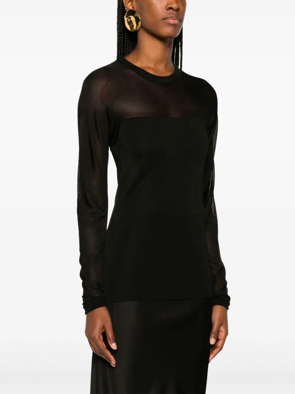 Semi-Sheer Top