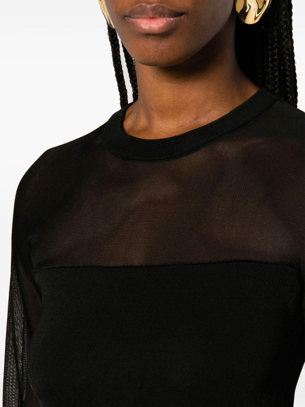 Semi-Sheer Top