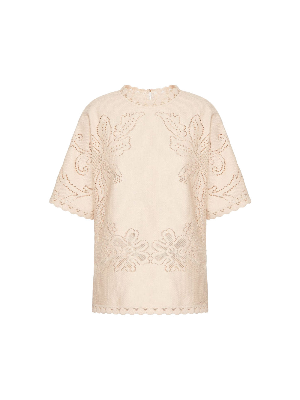 Floral Embroidered Tee