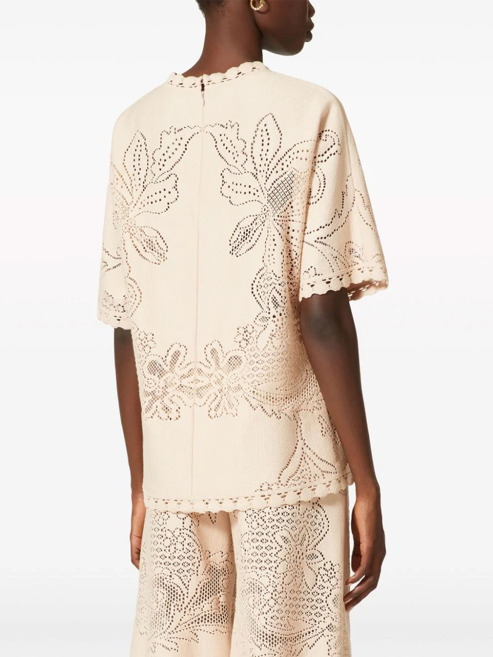 Floral Embroidered Tee