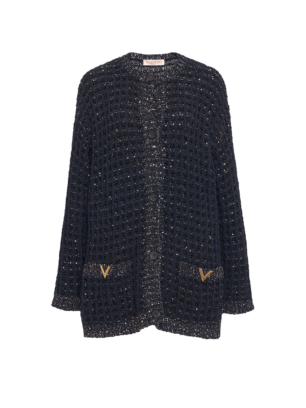 Oversized Cotton-Blend Cardigan