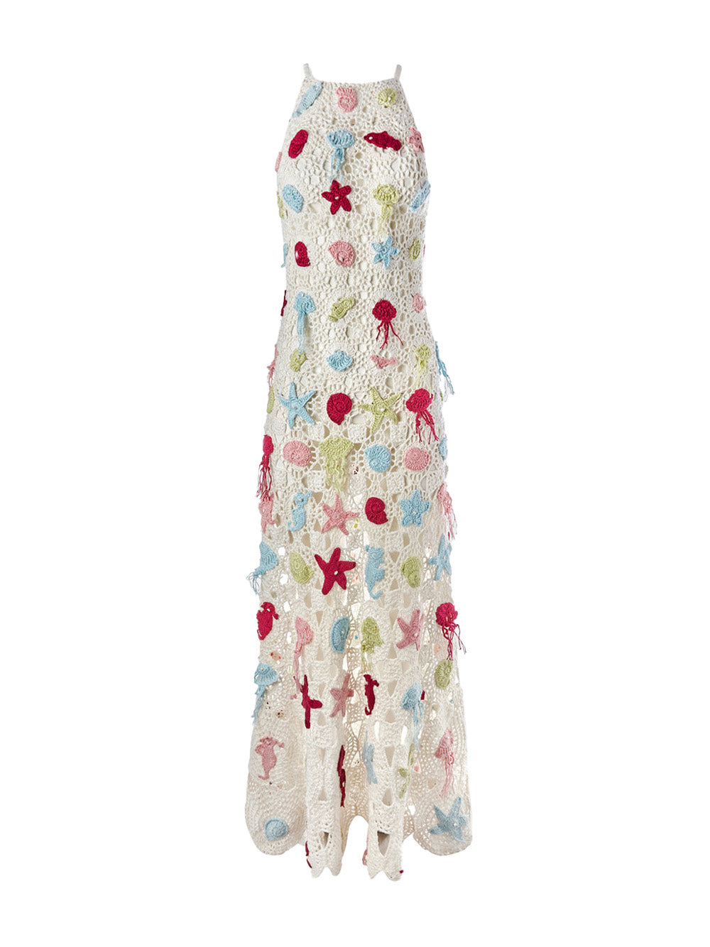 Sea Creatures Crochet Gown
