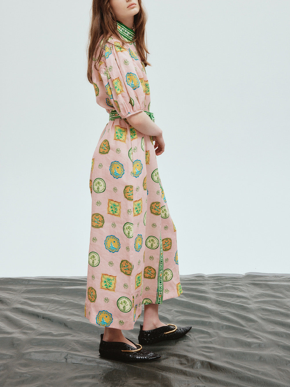 Porcelain Midi Shirtdress