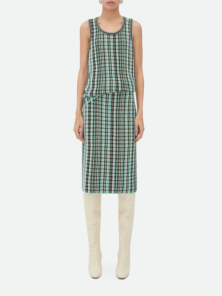 Bottega Veneta | Checked Midi Skirt – Kirna Zabête