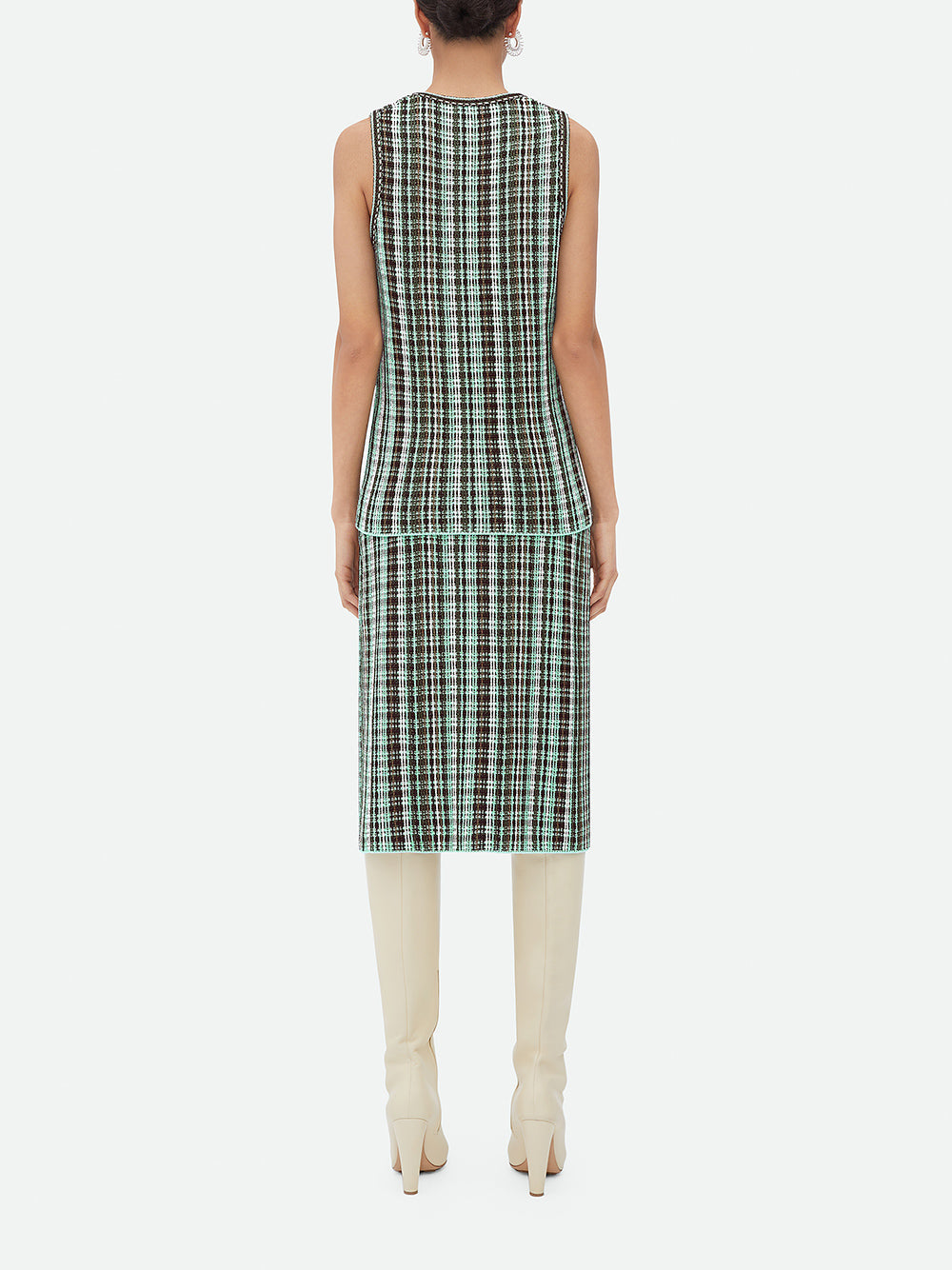 Checked Cotton Tank