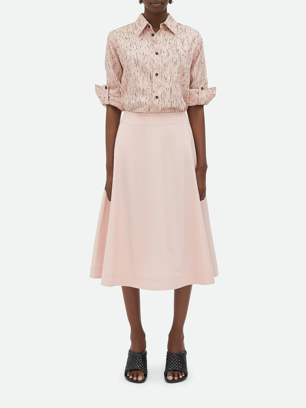 【送料&関税込】Bottega Veneta Cotton Midi Skirt Bottega Veneta | Compact Cotton Midi Skirt – Kirna Zabête